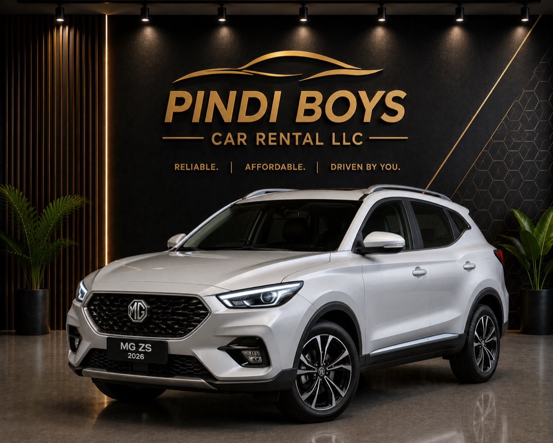 Monthly car rental agreement being signed in a Dubai office