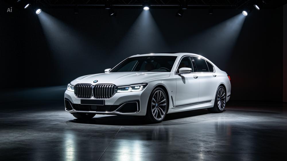 BMW 740i for rent in Dubai with Pindi Boys Car Rental