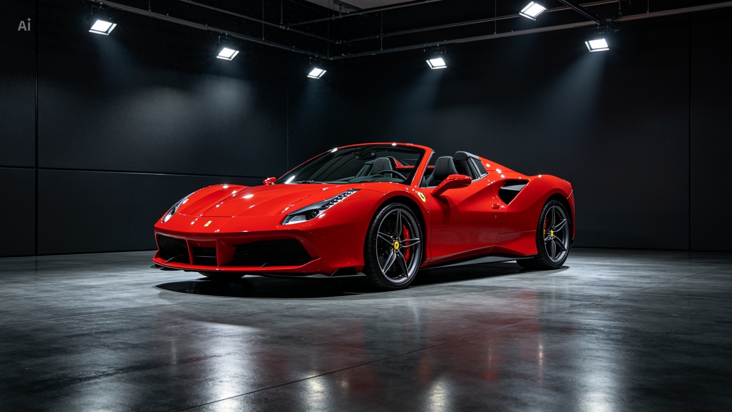 Red Ferrari F8 Spider for rent in Dubai