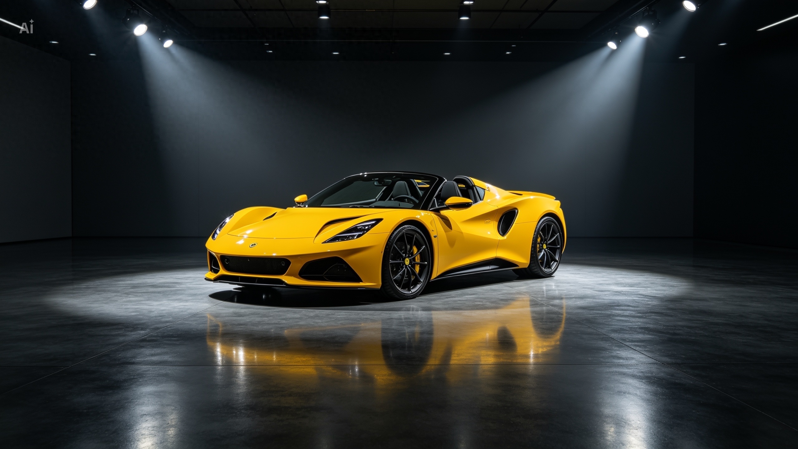 Yellow Ferrari F8 Spider Giallo Modena tricolore for rent in Dubai