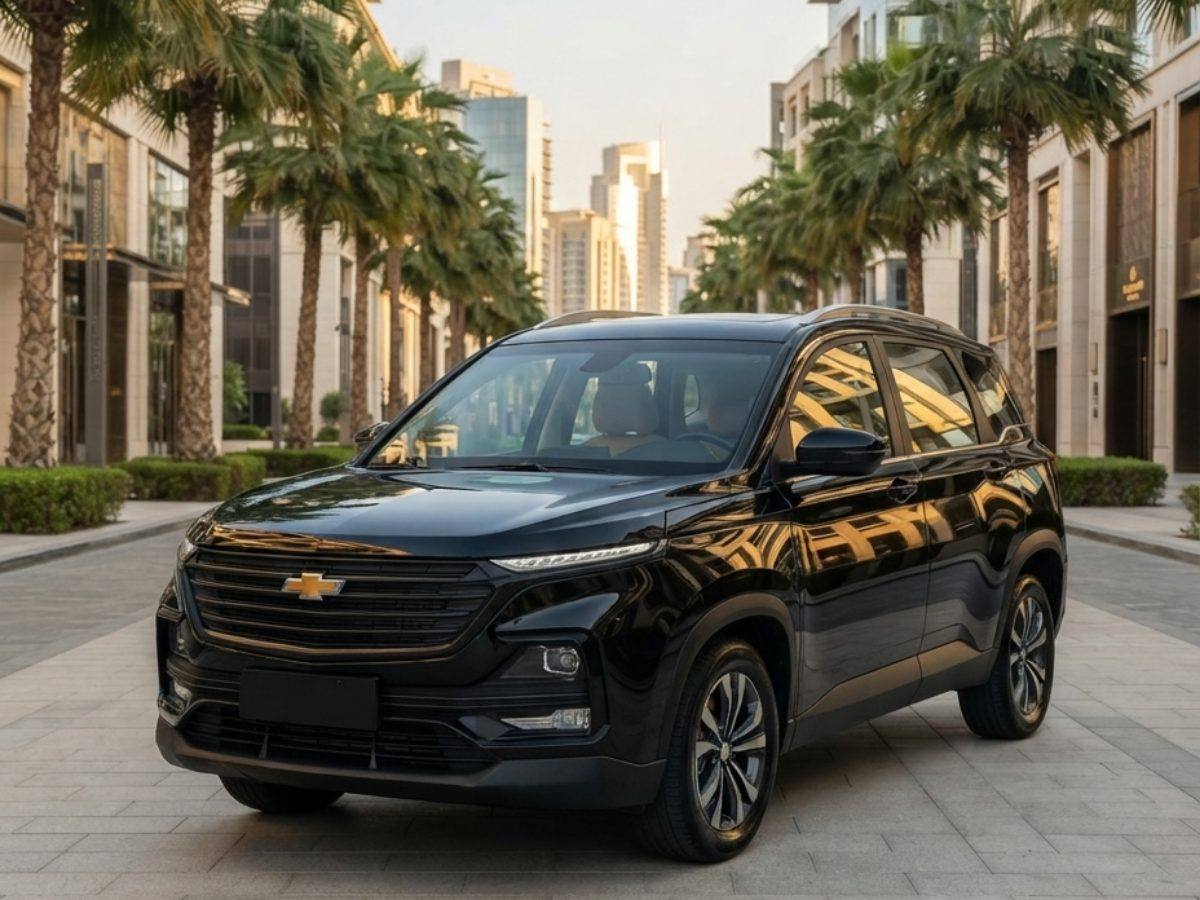 Chevrolet Captiva for rent in Dubai with Pindi Boys Car Rental