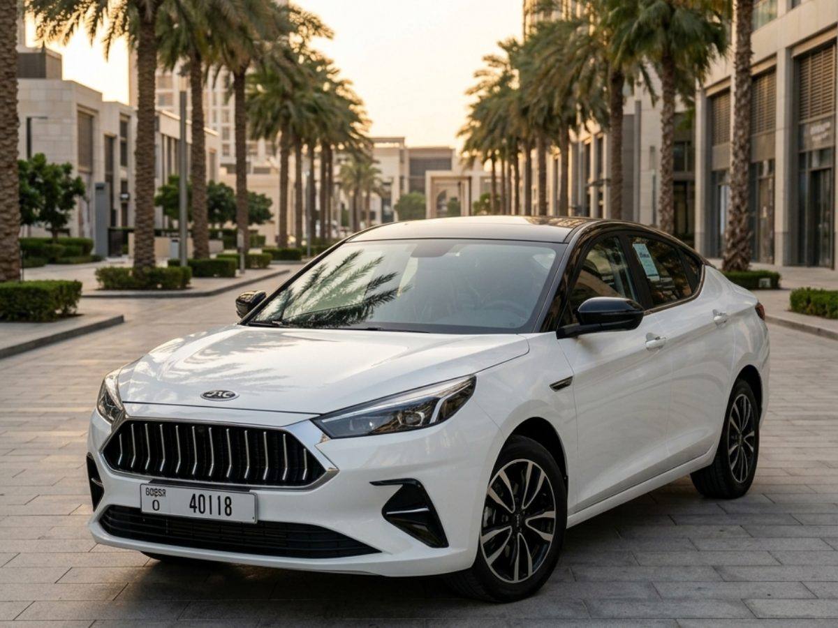 JAC J7 for rent in Dubai with Pindi Boys Car Rental