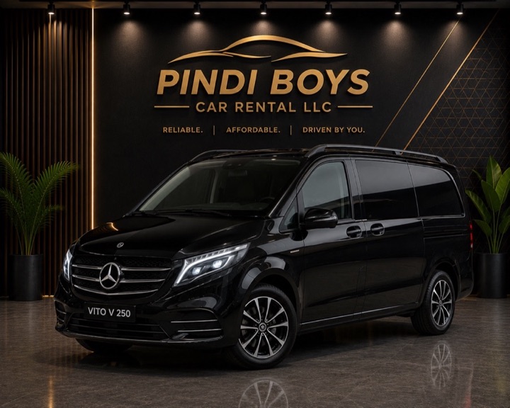 Rent Mercedes Vito in Dubai with Pindi Boys Car Rental