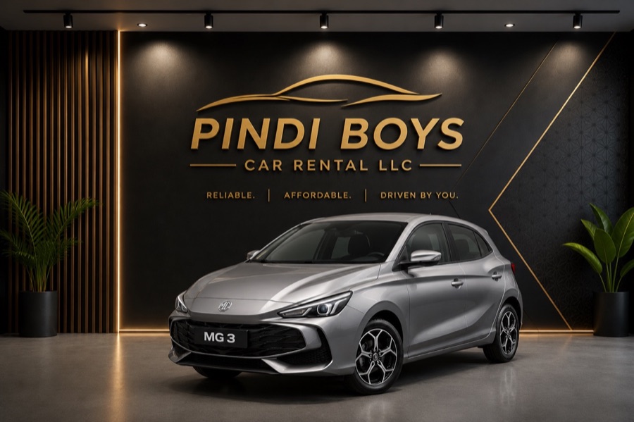 MG 3 for rent in Dubai with Pindi Boys Car Rental