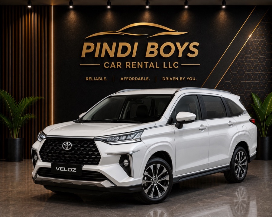 Toyota Veloz for rent in Dubai with Pindi Boys Car Rental