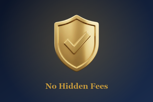 Transparent pricing — no hidden fees